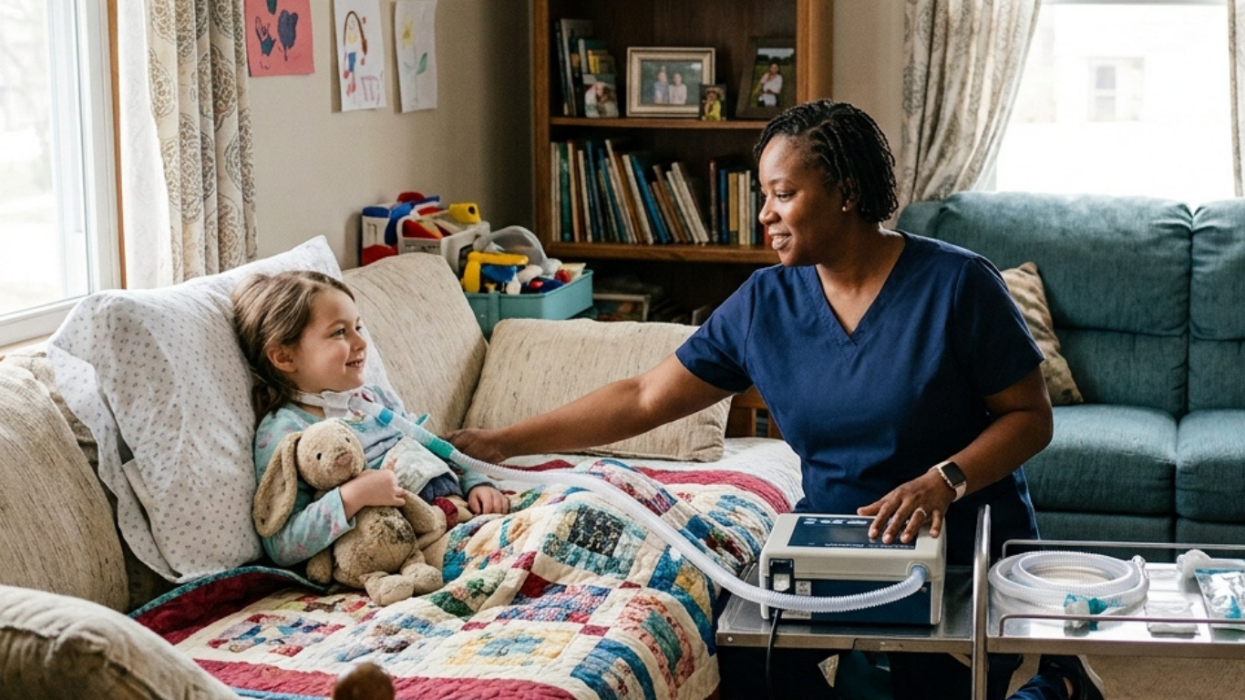 Featured image for “Pediatric Home Ventilator Care: Why Families Need Trusted Support Today”